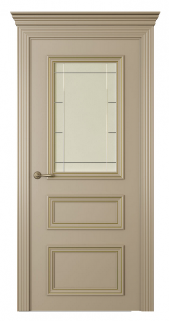 Межкомнатная дверь Дрезден 3 Патина (ст.стелла) Эмаль латте Межкомнатная дверь Дрезден 3 Патина (ст.стелла) Эмаль латте