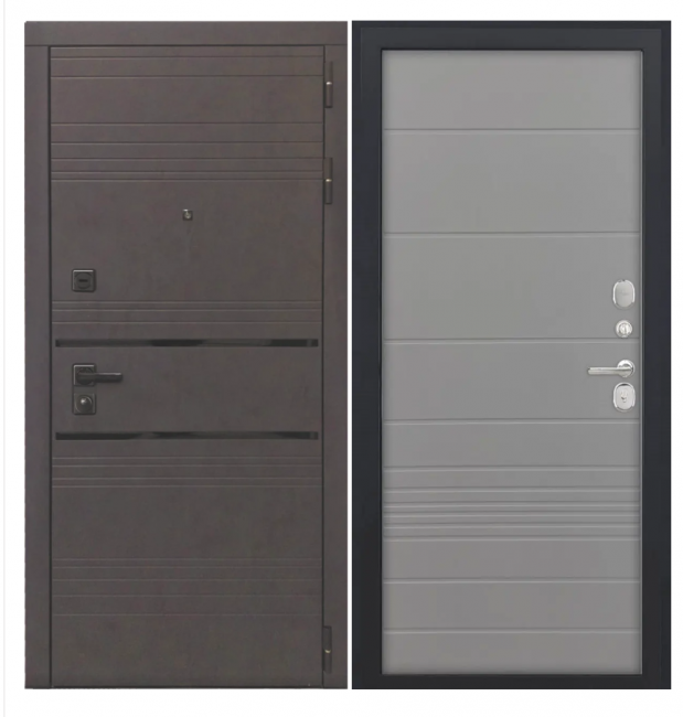 Входная дверь Luxor - 43 - ФЛ-700 (10мм, ясень грей) Входная дверь Luxor - 43 - ФЛ-700 (10мм, ясень грей)