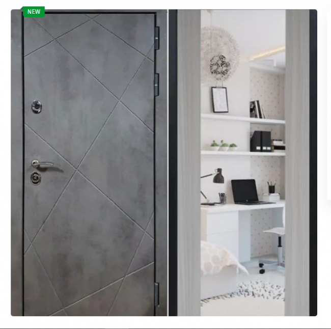 Дверь Урбан темный Зеркало XXL Сандал белый Дверь Урбан темный Зеркало XXL Сандал белый