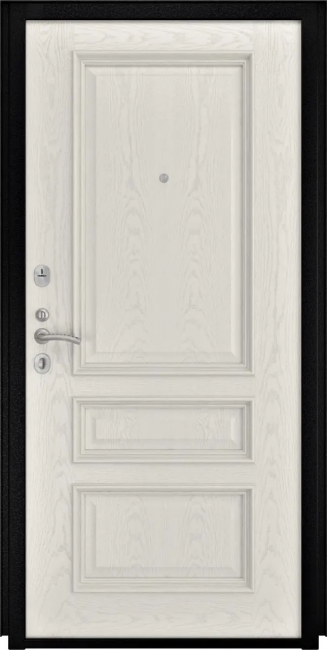 Металлические двери Aura Гера-2 (26мм, дуб RAL9010)