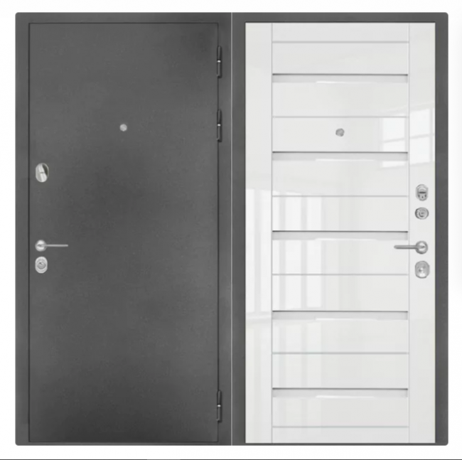 Дверь ZMD Премиум SB Белый глянец