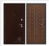 Дверь входная взломостойкая Феникс 3K, цвет медный антик, панель -  стандарт цвет орех темный