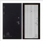 Дверь входная Колизей, цвет темное серебро антик, панель -  trend цвет chiaro patina argento (ral 9003)