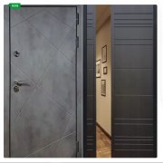 Дверь Урбан темный Зеркало XS Венге