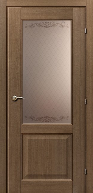 Дверь CPL 63.24 ДО 21- 9, стекло  Кружевное (Риэль)