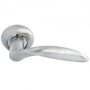 Ручка дверная ПОРТАЛ DIY MH-07 SN Белый Никель