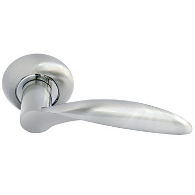 Ручка дверная ПОРТАЛ DIY MH-07 SN Белый Никель