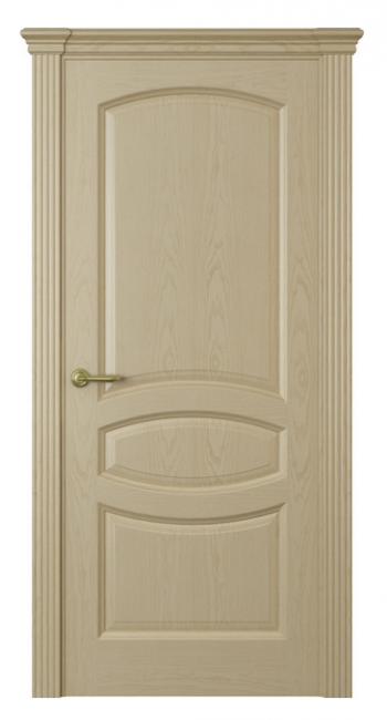 Межкомнатная дверь Изабелла (глухая)  Ясень натуральный