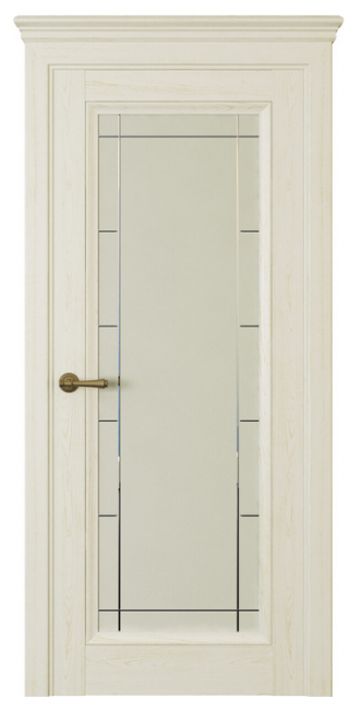 Межкомнатная дверь Riva Classica 4 (ст.стелла) Экошпон дуб белый с патиной Межкомнатная дверь Riva Classica 4 (ст.стелла) Экошпон дуб белый с патиной