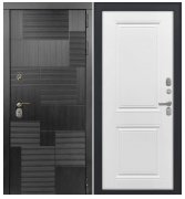 Дверь Luxor-47 - ФЛ-677 (10мм, белый матовый)