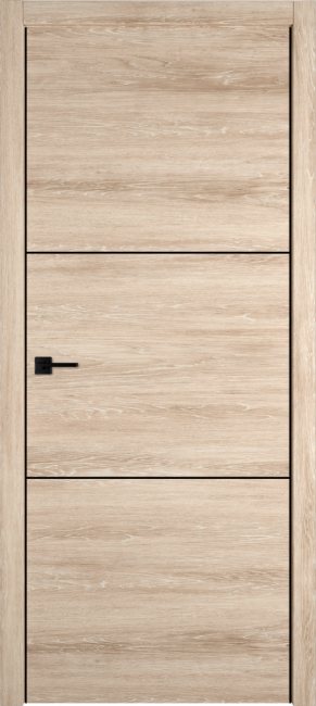 Дверь URBAN 2 | SAND VELLUM | BLACK MOULD | BE
