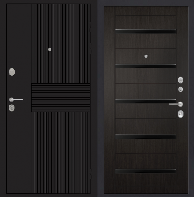 Дверь ZMD Черный кварц SB Венге Дверь ZMD Черный кварц SB Венге