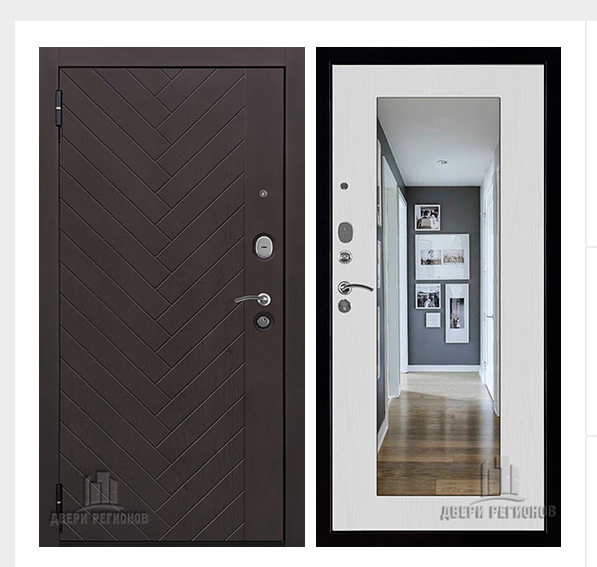 Дверь входная Вектор Лофт Z Зеркало Maxi, цвет горький шоколад, панель - вектор лофт z зеркало цвет белый ясень Дверь входная Вектор Лофт Z Зеркало Maxi, цвет горький шоколад, панель - вектор лофт z зеркало цвет белый ясень