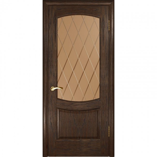 Межкомнатная дверь Лаура-2 ДО (Мореный дуб) Межкомнатная дверь Лаура-2 ДО (Мореный дуб)