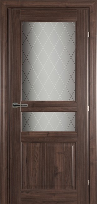 Дверь CPL 63.34 ДО 21- 9, стекло  Кристалл (Ноче дуглас)