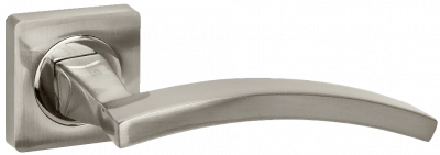 Ручка дверная "AL 520-02", никель матовый Ручка дверная "AL 520-02", никель матовый
