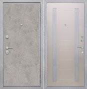 Дверь ZMD Лофт бетон FLS Белый шелк