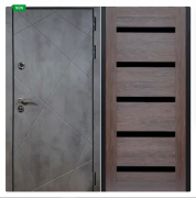 Дверь Урбан темный SB Эковенге black Дверь Урбан темный SB Эковенге black