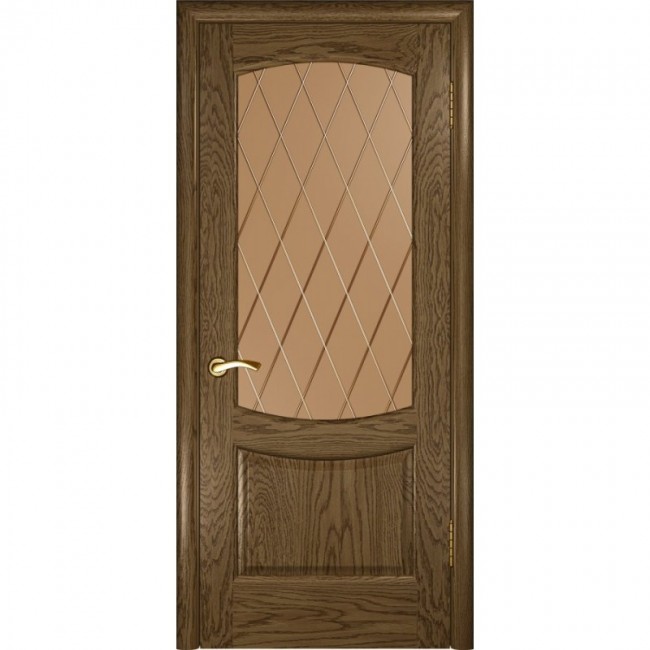 Межкомнатная дверь Лаура-2 ДО (Светлый мореный дуб)