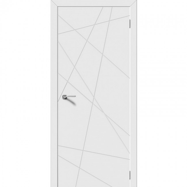 Межкомнатная дверь Эмаль Line (Белая эмаль)
