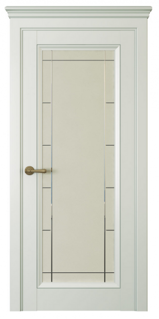 Межкомнатная дверь Riva Classica 4 (ст.стелла) Экошпон серый шелк Межкомнатная дверь Riva Classica 4 (ст.стелла) Экошпон серый шелк