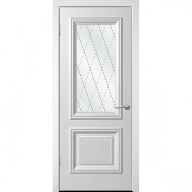 Межкомнатная дверь Дебют белая эмаль ДО