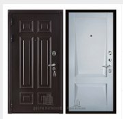 Дверь входная взломостойкая Сенатор 3D Марсель, цвет венге,  панель - perfecto цвет светло-серый бархат Дверь входная взломостойкая Сенатор 3D Марсель, цвет венге,  панель - perfecto цвет светло-серый бархат