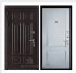 Дверь входная взломостойкая Сенатор 3D Марсель, цвет венге,  панель - perfecto цвет светло-серый бархат Дверь входная взломостойкая Сенатор 3D Марсель, цвет венге,  панель - perfecto цвет светло-серый бархат