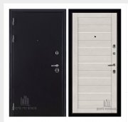 Дверь входная Колизей, цвет темное серебро антик, панель -  light 2127 цвет бьянка soft