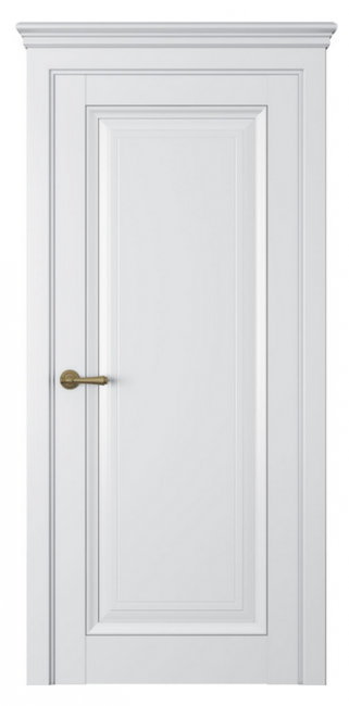 Межкомнатная дверь Riva Classica 4 (глухая) Экошпон белый шелк Межкомнатная дверь Riva Classica 4 (глухая) Экошпон белый шелк