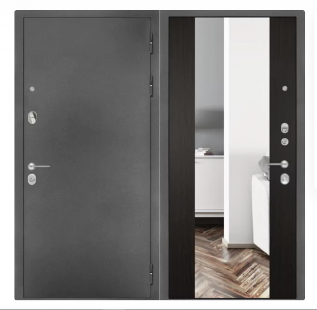 Дверь ZMD Премиум SB Зеркало XXL Венге