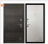 Дверь входная со сменными панелями Министр, цвет горький шоколад, панель - министр цвет кантри горизонт