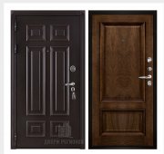 Дверь входная взломостойкая Сенатор 3D Марсель, цвет венге,  панель - корсика цвет дуб brandy Дверь входная взломостойкая Сенатор 3D Марсель, цвет венге,  панель - корсика цвет дуб brandy