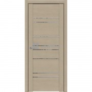 Межкомнатная дверь UniLine St 30032 бронзовое зеркало (Софт Кремовый)