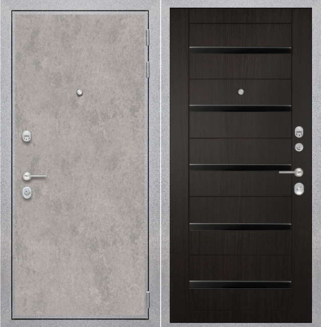 Дверь ZMD Лофт бетон SB Венге Дверь ZMD Лофт бетон SB Венге