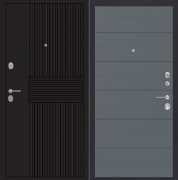 Дверь ZMD Черный кварц Лайн Титан