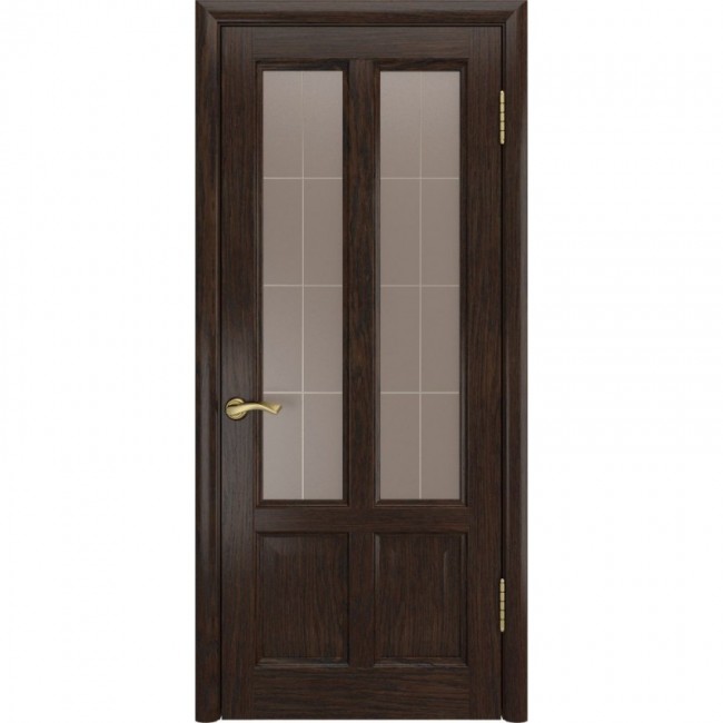 Межкомнатная дверь Титан-3 ДО (Мореный дуб)