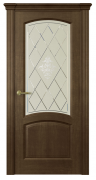 Межкомнатная дверь Корсика (ст.лана)  Каштан Межкомнатная дверь Корсика (ст.лана)  Каштан