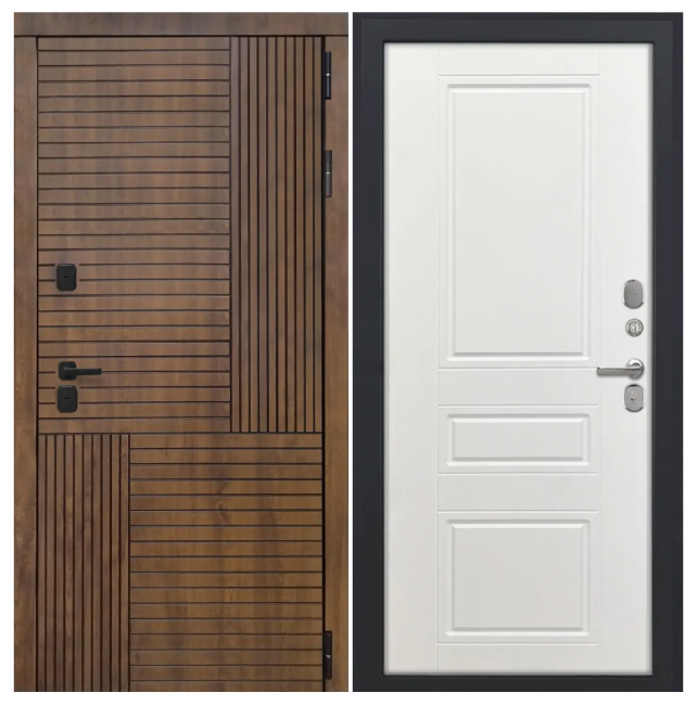 Дверь Авеста - ФЛ-707 (10мм, белый софт)