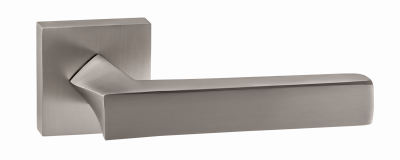 Ручка дверная "Равенна", никель супер матовый Ручка дверная "Равенна", никель супер матовый