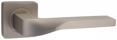 Ручка дверная "ЭННИО", никель супер матовый