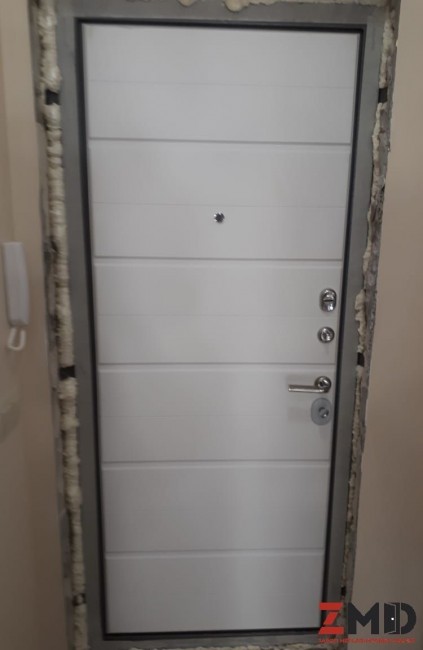 Дверь ZMD Черный кварц Лайн Сноу Дверь ZMD Черный кварц Лайн Сноу