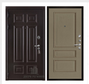 Дверь входная взломостойкая Сенатор 3D Марсель, цвет венге,  панель - вена цвет нефрит