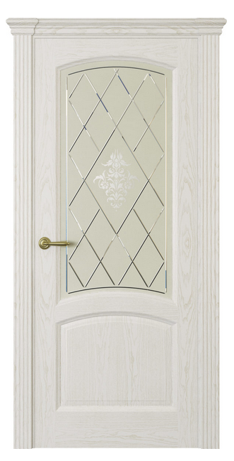 Межкомнатная дверь Корсика (ст.лана) Ясень белоснежный Межкомнатная дверь Корсика (ст.лана) Ясень белоснежный