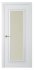 Межкомнатная дверь Mадрид 1 (ст.белое матовое) Эмаль белый шелк