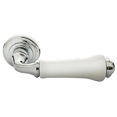 Ручка дверная MH-41-CLASSIC PG/W Хром/Белый