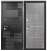 Дверь Luxor-47 - ФЛ-256 (10мм, бетон пепельный)