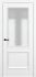 Межкомнатная дверь Classico-13 Shellac White White Сrystal