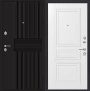 Дверь ZMD Черный кварц Классика Сноу