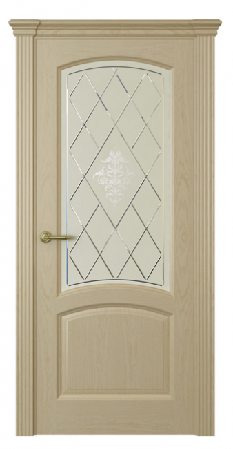 Межкомнатная дверь Корсика (ст.лана)  Ясень натуральный